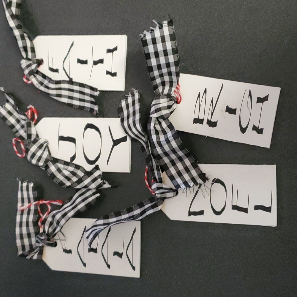 5 Farmhouse Wood Ornaments